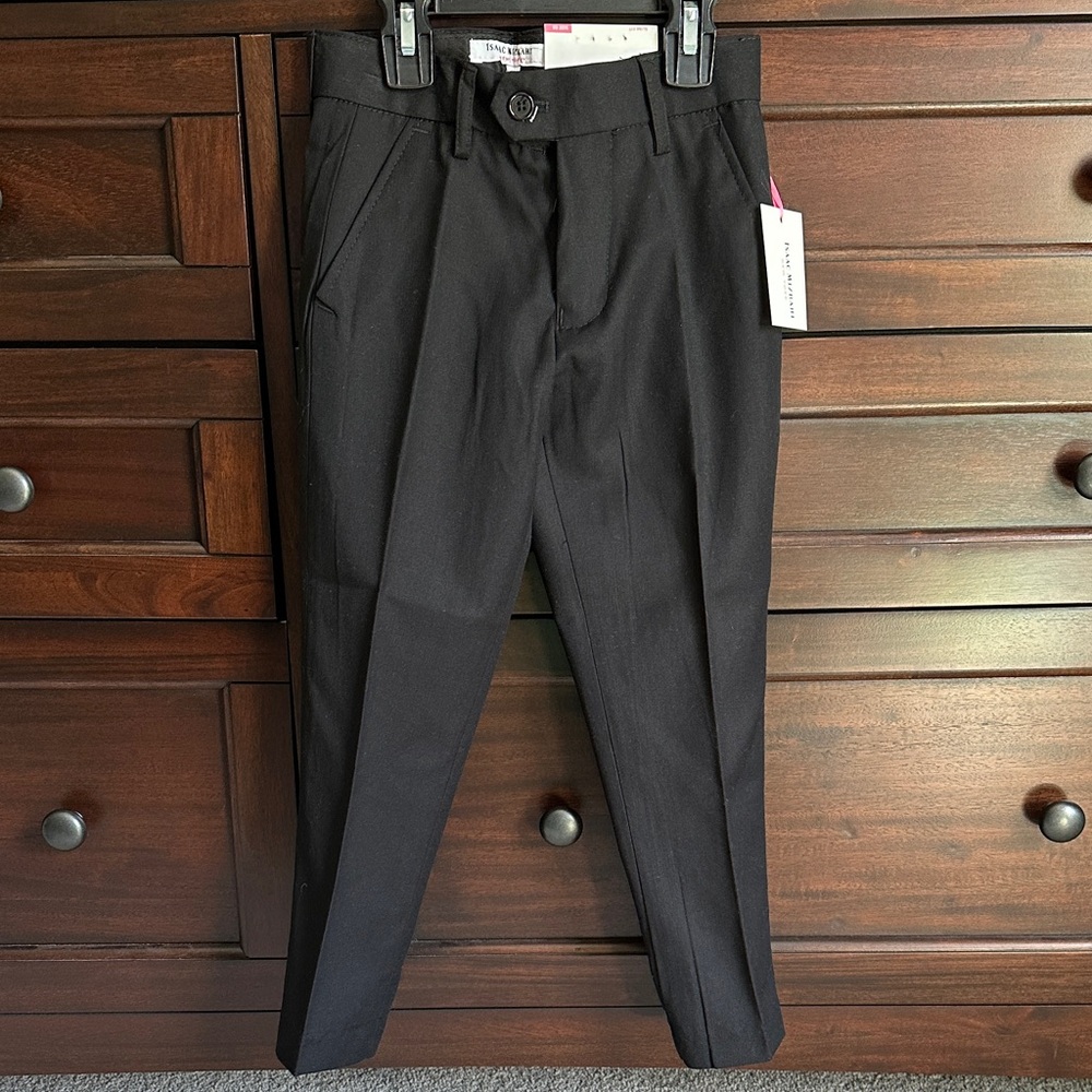 Boys Black Dress Pants- Isaac Mizrahi